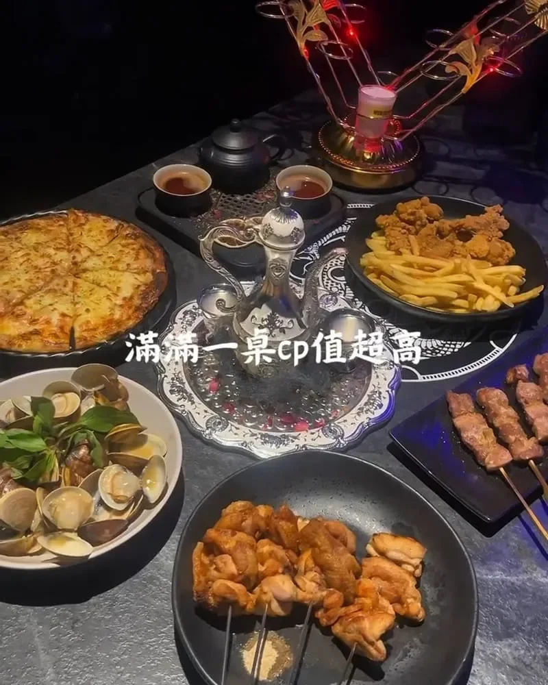 ALLEY 巷亭水煙、蛤蜊、烤物與炸物餐桌